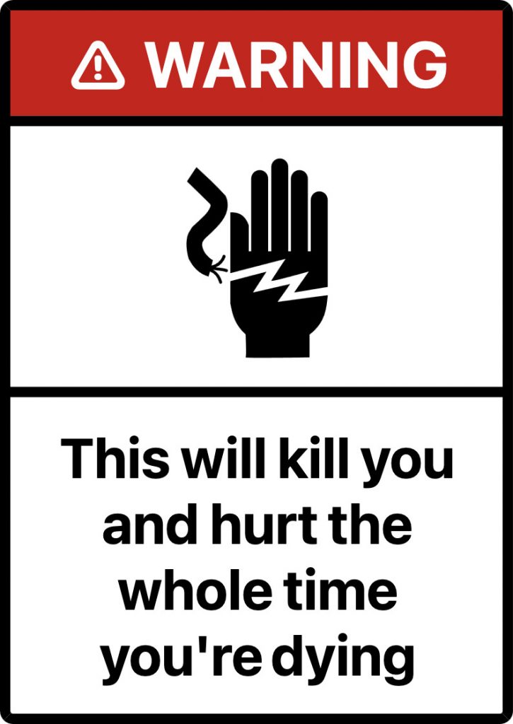 Warning, touching wires will kill you and hurt the whole time you're dying